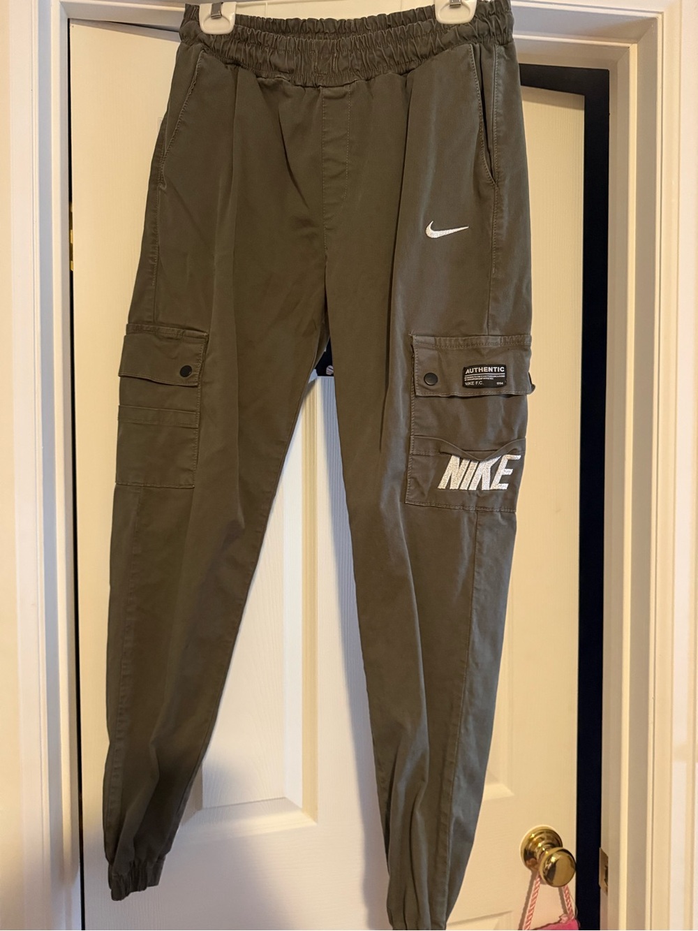Nike Olive Cargo Jogger Pants - Nike